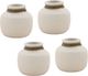Dovetail Furniture Yarley 4-Piece White Vase Set-0