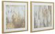 A & B Home 2-Piece Beige/Gold/Gray Wall Art Set-0