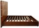 Furniture Classics Gentlemen's Dark Brown King Panel Bed-4