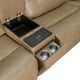 Liberty Furniture Carrington 6-Piece York Sand Leather L-Shape Power Reclining Sectional Sofa-3