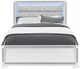 Global Furniture USA Soleil White Queen Panel Bed-2