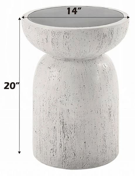 ACME Furniture Dylana Natural Gray Accent Table-2