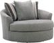 Signature Design by Ashley® Ellington Pike Smolder Oversized Swivel Accent Chair-0
