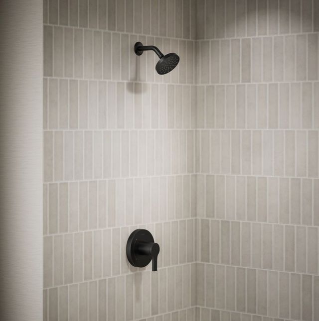 KOHLER® Elate® Rite-Temp® Matte Black 1.5 GPM Shower Trim Kit-1