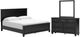 Signature Design by Ashley® Lanolee 3-Piece Black Queen Bedroom Set-0