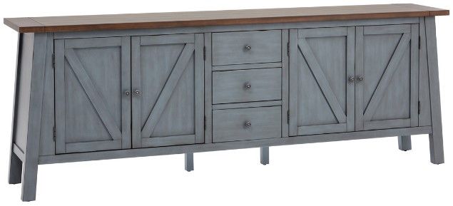 aspenhome® Pinebrook Denim 96'' Console-0
