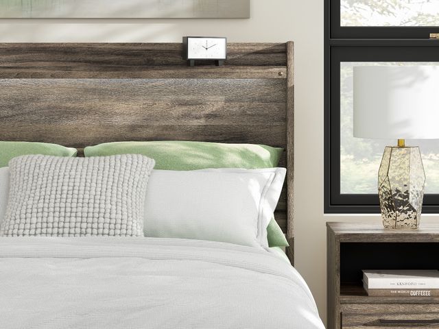 Signature Design by Ashley® Elbrim Brown Queen Panel Headboard-2