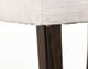 International Furniture Direct Raramuri Stained Dark/White Upholstered Dining Side Chair-5