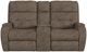 Flexsteel® Customizable Strait Power Reclining Loveseat with Console and Power Headrest-1