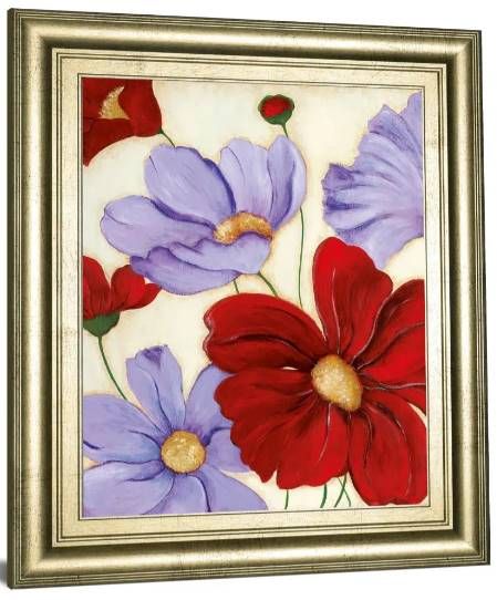 Classy Art Lavender and Red II by Tava Studios Wall Art-1
