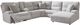 Signature Design by Ashley® Acklen Place 6-Piece Pewter Right-Arm Facing Power Reclining Sectional and Chaise-0