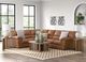 Signature Design by Ashley® Whitlock 3-Piece Caramel L-Shape Sectional-2