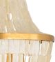 Wildwood Lamps Ellison Antique Gold Leaf/Capiz/Natural White Chandelier-2