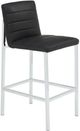 Modus Furniture Amalfi Chrome/Soot Upholstered Bar Stool-0
