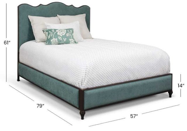 Wesley Allen Customizable Evans Double Upholstered Panel Bed-2
