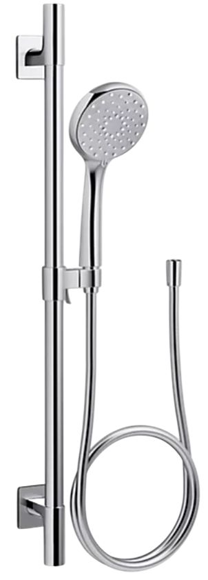 KOHLER® Awaken® B110 Polished Chrome 2.5 GPM 30" Deluxe 4-Function Handshower Kit-0