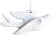 A & B Home White Small Wings Of Arrival Decorative Object-0