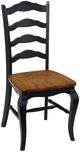 homestyles® French Countryside 2-Piece Black Chair-0