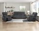 Homelegance® Allen Dark Gray Manual Reclining Chair-1