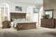 New Classic® Home Furnishings Mar Vista 4-Piece Walnut California King Panel Bedroom Set-1
