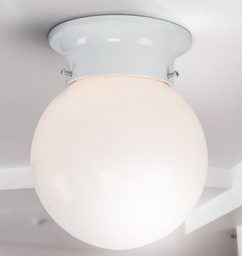 YHD White 5'' Incandescent Flush Mount Lighting-1