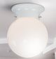 YHD White 5'' Incandescent Flush Mount Lighting-1