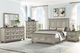 New Classic® Home Furnishings Mariana 4-Piece Vintage Creme California King Panel Bedroom Set-1