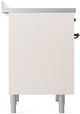 Ilve® Nostalgie II Series 36" Antique White Pro Style Induction Range-3