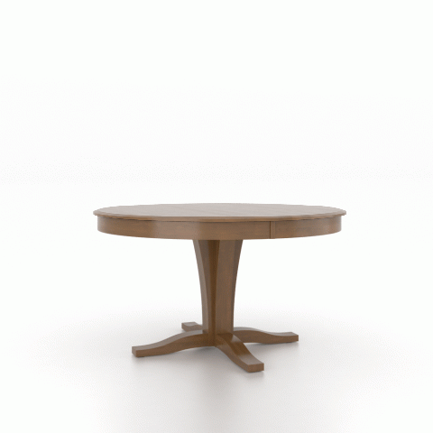 Canadel Customizable Gourmet 54" VR Pedestal Dining Table-1