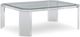 Century® Thomas O'Brien Phoenix Glass Top Coffee Table with Clear Base-0