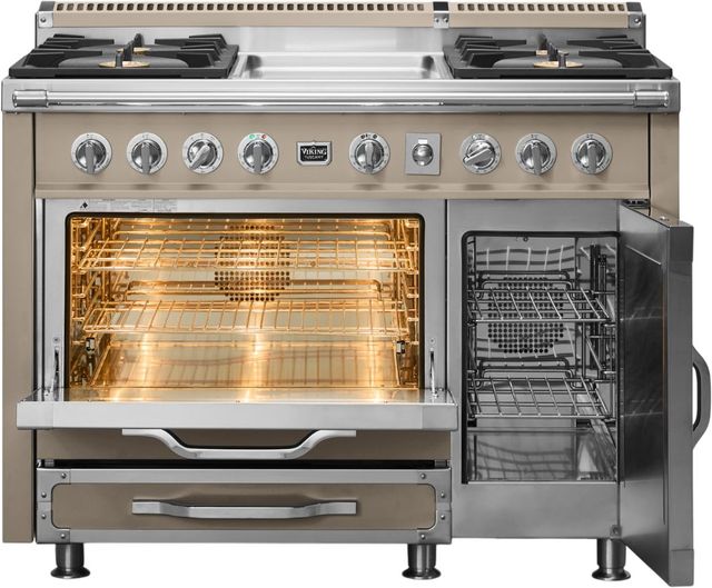 Viking® Tuscany 48" Nantucket Pro Style Dual Fuel Range with Griddle-1