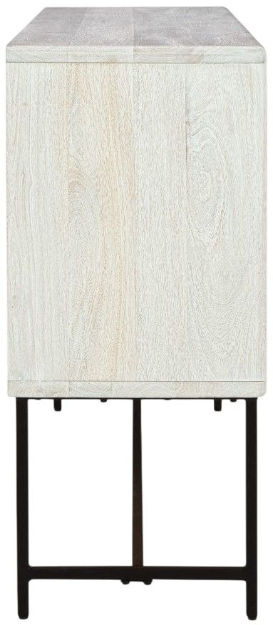 Signature Design by Ashley® Freyton Gray/White Accent Cabinet-2