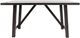 Jofran Inc. American Rustics Dark Brown Counter Trestle Table-2
