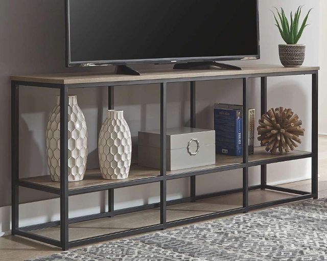 Signature Design by Ashley® Wadeworth Brown 65" TV Stand-3