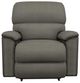La-Z-Boy® Brooks Gray Power Wall Recliner with Headrest and Lumbar-1