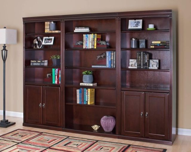 Martin Furniture Huntington Burnish 72" Open Bookcase-3