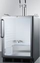 Summit® Commercial 5.5 Cu. Ft. Stainless Steel Beer Cooler/Kegerator-1