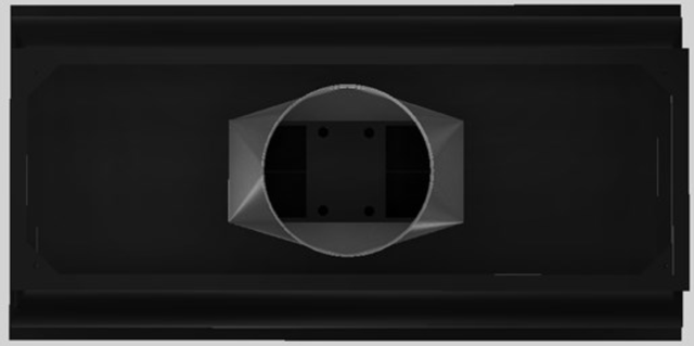 Vent-A-Hood® Designer Series 60" Black Island Range Hood-1