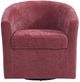 Elements International Torrance Robin Red Swivel Chair-1