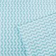 Olliix by Intelligent Design Aqua Queen Chevron Printed Microfiber Sheet Set-0