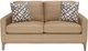Bernards Tarrington Caramel Leather Loveseat-1