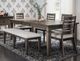 Jofran Inc. Lincoln Square Cream/Espresso Dining Bench-1