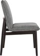 Moe's Home Collection Charlie 2-Piece Dark Grey Dining Side Side Chair Set-2