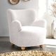 Furniture of America® Acaso White Accent Chair-1