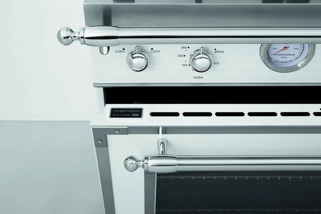 Bertazzoni Heritage Series 36" Fingerprint Resistant Stainless Steel Pro Style Dual Fuel Range-11
