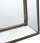 A & B Home Silver Leaf Beaded Leaner Mirror-4