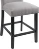 Elements International Beckley Black/Dark Grey Counter Stool-4