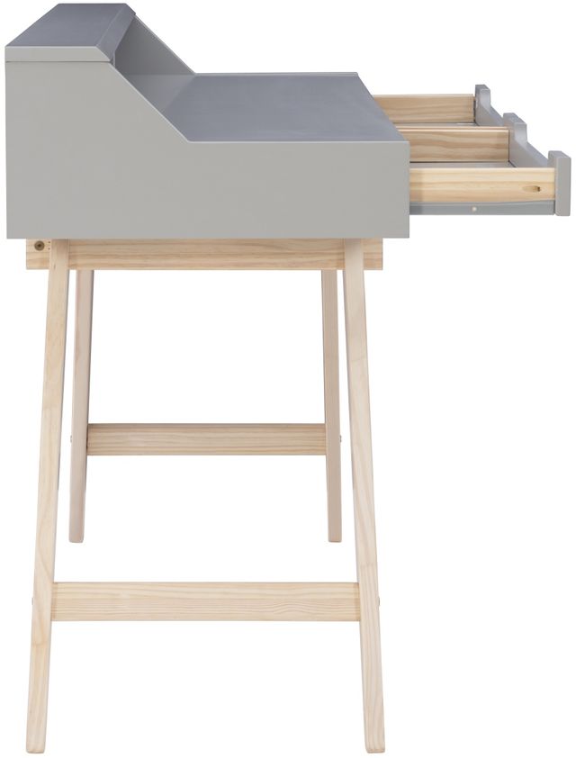 Linon Seattle Gray/Natural Office Desk-2