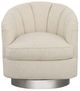 Fairfield® Customizable Tipsy Swivel Chair with Nickel Base-1