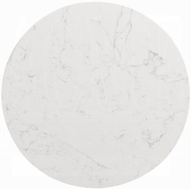 ACME Furniture Jaramillo White End Table with Black Base-3